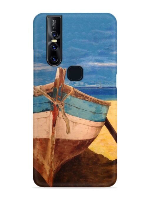 Canvas Painting Snap Case for Vivo V15