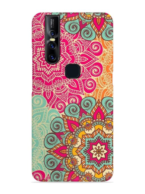 Mandala Seamless Snap Case for Vivo V15 Zapvi