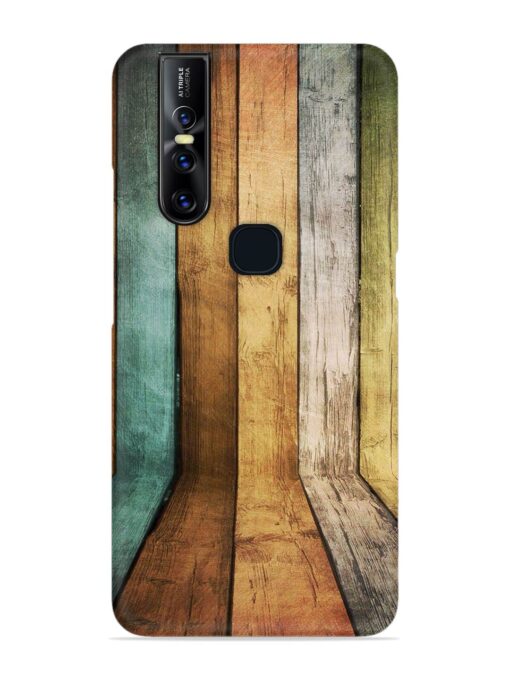 Wooden Realistic Art Snap Case for Vivo V15