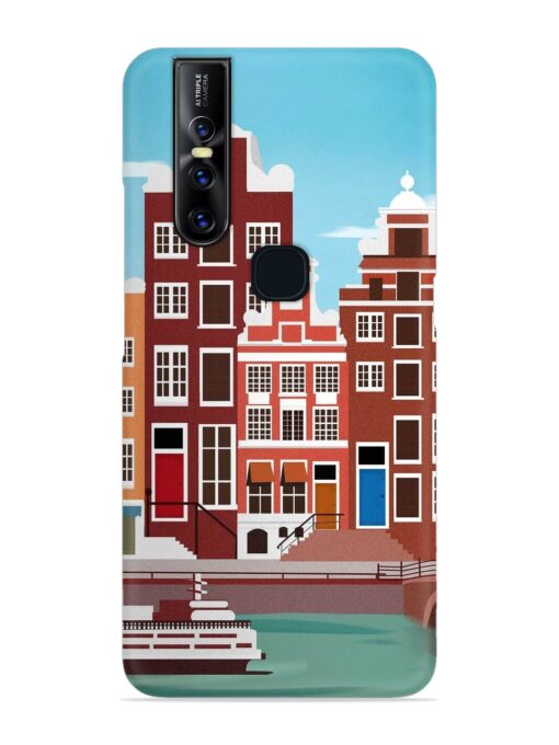 Scenery Architecture Amsterdam Landscape Snap Case for Vivo V15 Zapvi