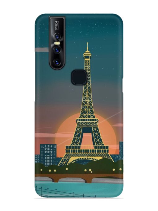 Scenery Architecture France Paris Snap Case for Vivo V15 Zapvi