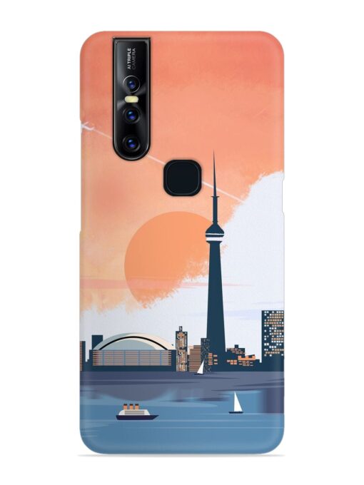 Toronto Canada Snap Case for Vivo V15 Zapvi