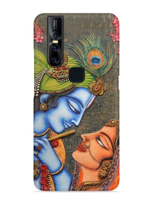 Lord Radha Krishna Flute Art Snap Case for Vivo V15 Zapvi