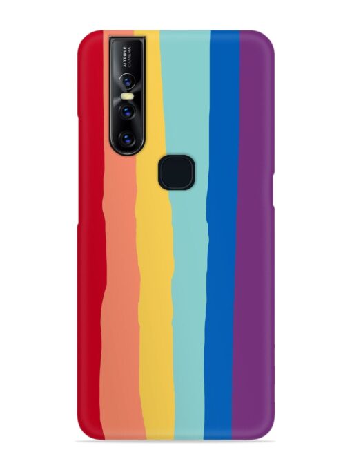 Rainbow Genuine Liquid Snap Case for Vivo V15