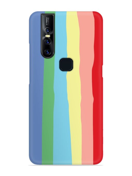 Rainbow Premium Shade Snap Case for Vivo V15 Zapvi