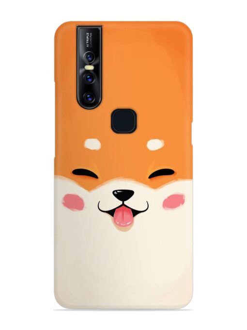 Happy Cat Art Snap Case for Vivo V15 Zapvi