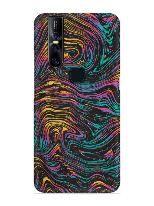 Abstract Liquid Colors Snap Case for Vivo V15 Zapvi