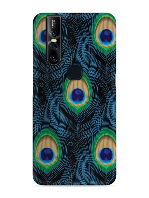 Seamless Pattern Peacock Snap Case for Vivo V15