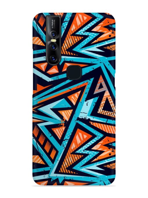 Abstract Seamless Grunge Snap Case for Vivo V15 Zapvi