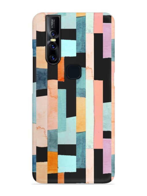 Geometric Seamless Pattern Snap Case for Vivo V15 Zapvi