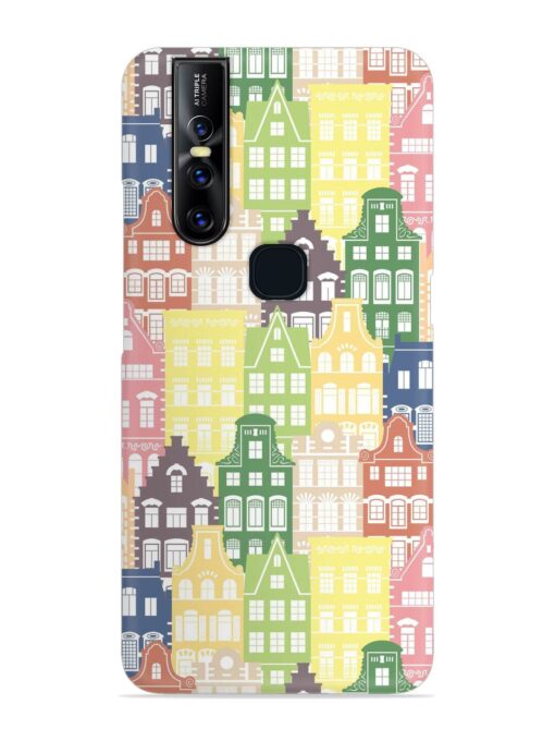 Seamless Shapes Pattern Snap Case for Vivo V15