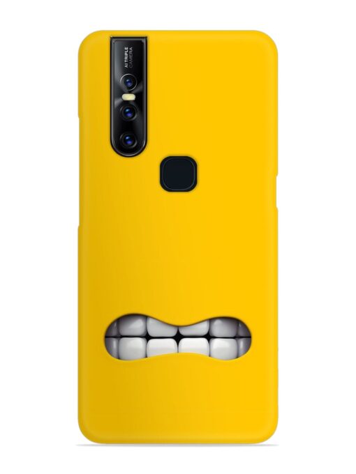 Mouth Character On Snap Case for Vivo V15 Zapvi