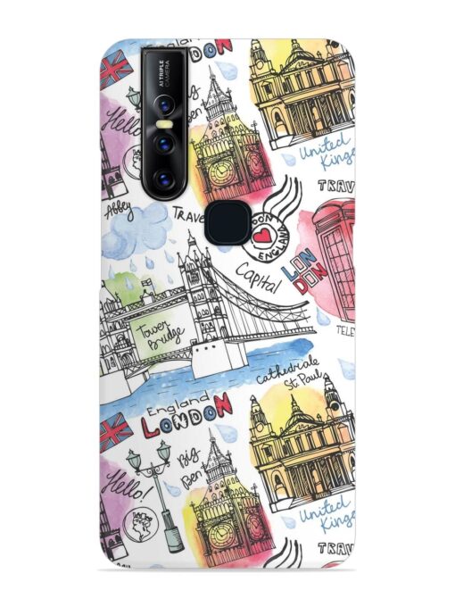 Vector London Landmark Snap Case for Vivo V15 Zapvi