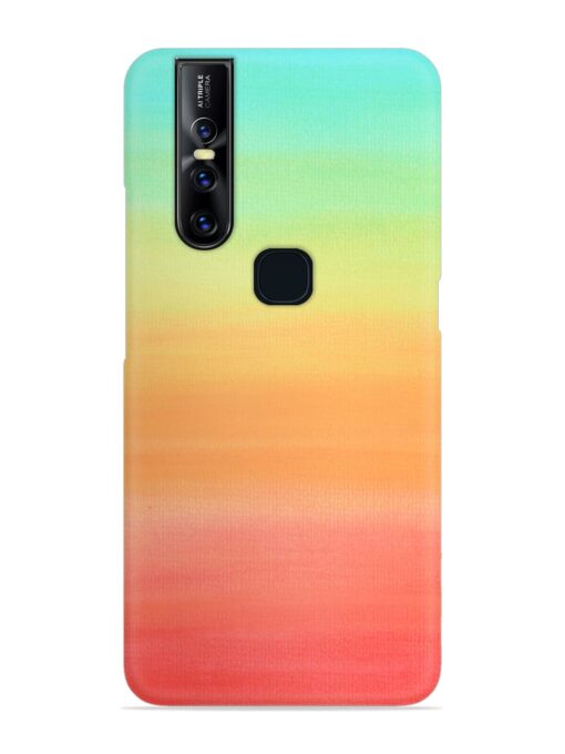 Background Sky Watercolor Snap Case for Vivo V15 Zapvi