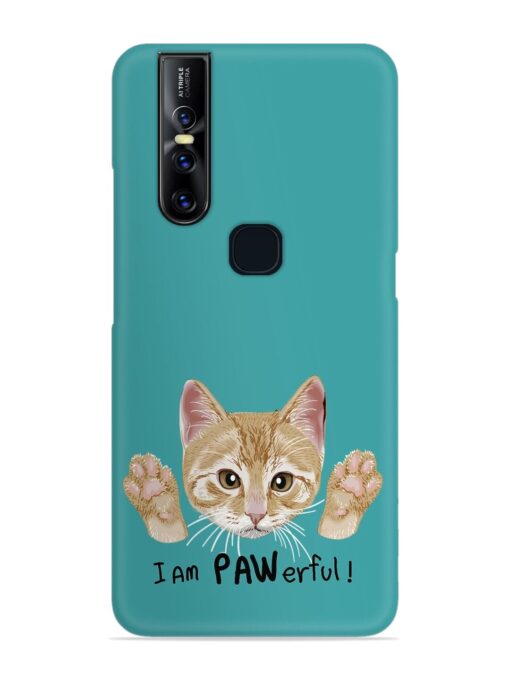 Typography Slogan Cat Snap Case for Vivo V15