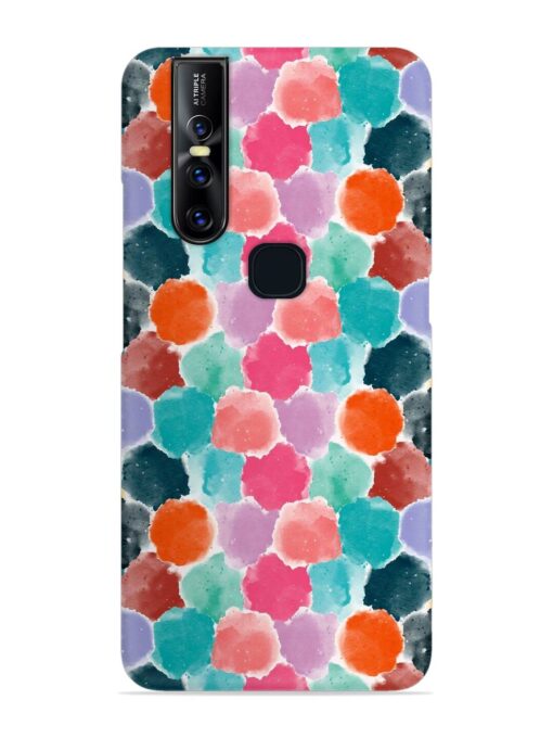 Colorful Seamless Pattern Snap Case for Vivo V15