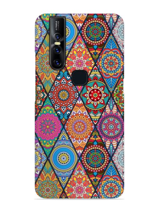 Seamless Tile Pattern Snap Case for Vivo V15 Zapvi