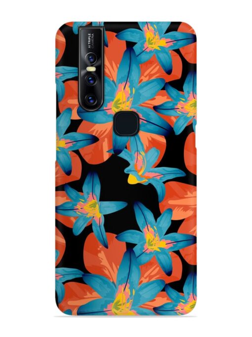 Philippine Flowers Seamless Snap Case for Vivo V15 Zapvi