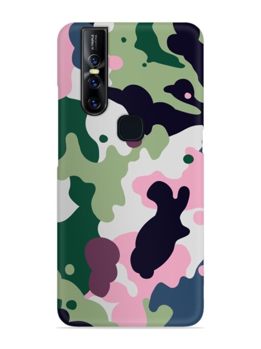 Seamless Funky Camouflage Snap Case for Vivo V15 Zapvi