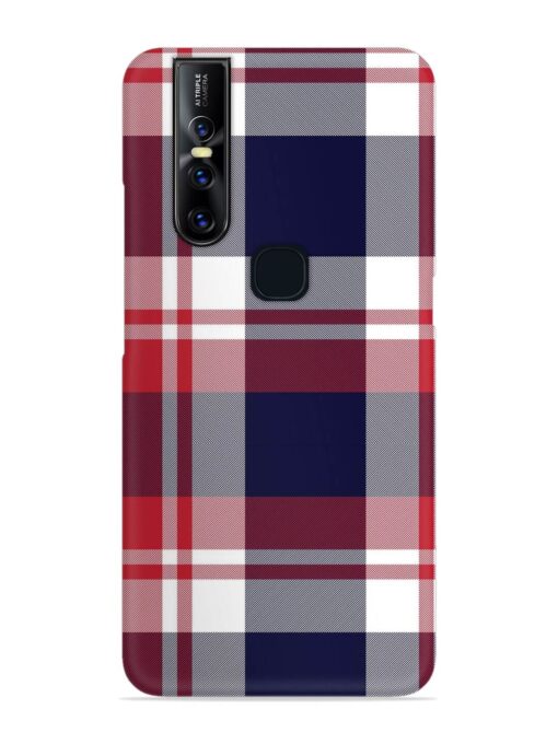 Classic Plaid Tartan Snap Case for Vivo V15