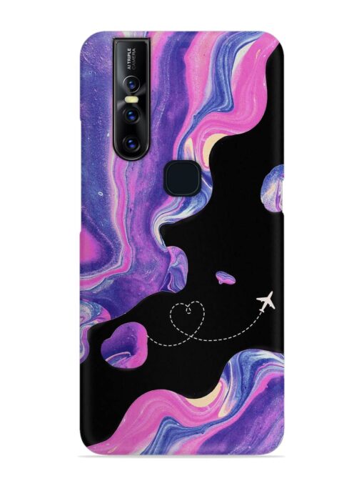 Glitter Art Snap Case for Vivo V15 Zapvi