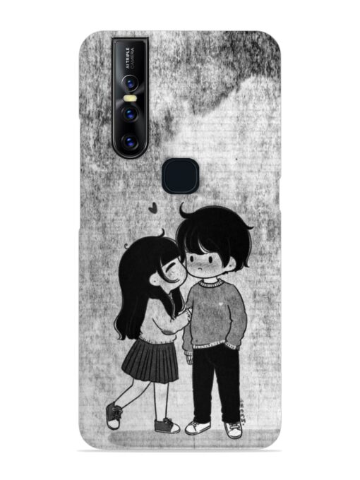 Couple Love Highlights Snap Case for Vivo V15 Zapvi