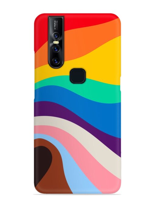 Minimal Pride Art Snap Case for Vivo V15 Zapvi