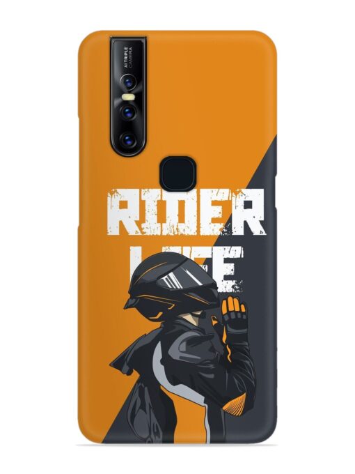 Rider Life Snap Case for Vivo V15 Zapvi