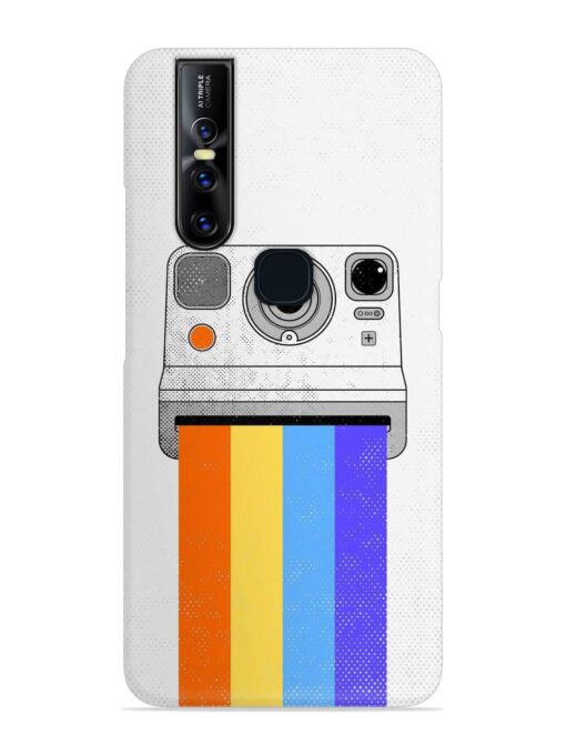 Retro Camera Art Snap Case for Vivo V15