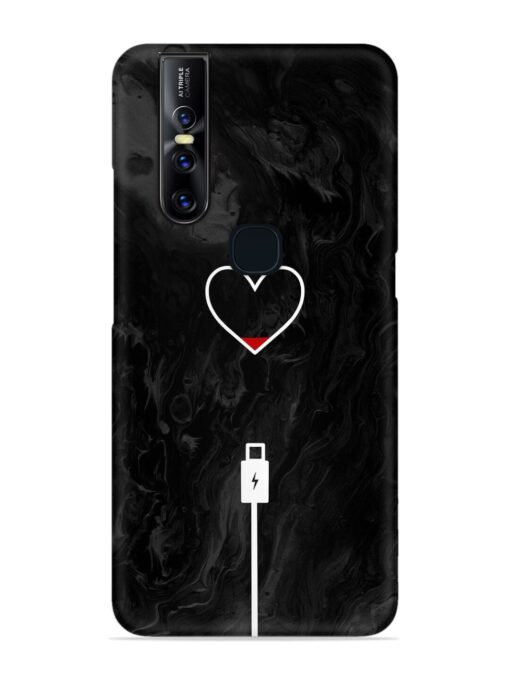 Heart Charging Vector Snap Case for Vivo V15 Zapvi