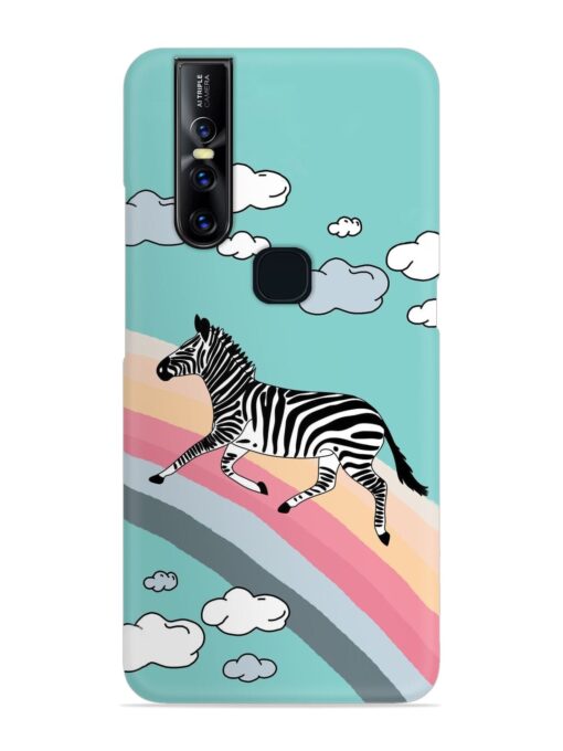 Running Zebra Snap Case for Vivo V15