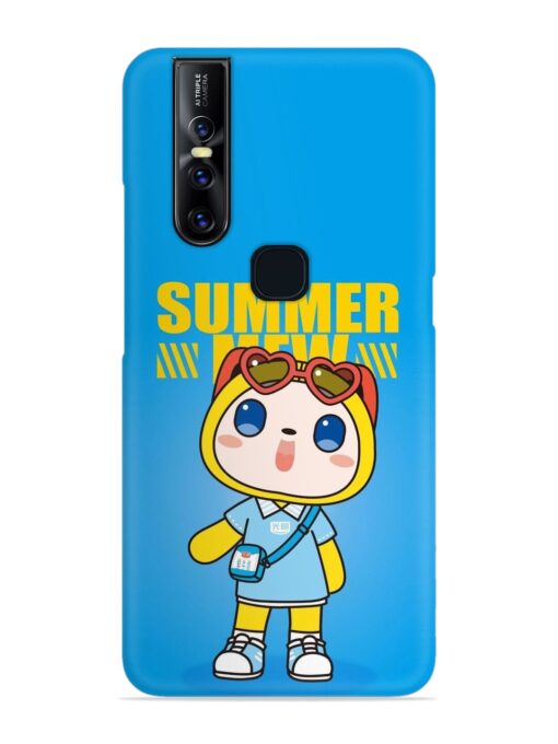 Summer Mew Cartoon Snap Case for Vivo V15 Zapvi