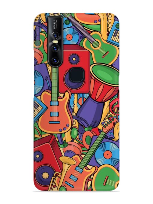 Colorful Music Art Snap Case for Vivo V15