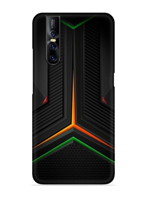 Orange Triangle Light Snap Case for Vivo V15 Pro Zapvi