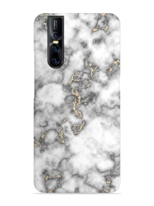 Gray And Gold Marble Snap Case for Vivo V15 Pro Zapvi