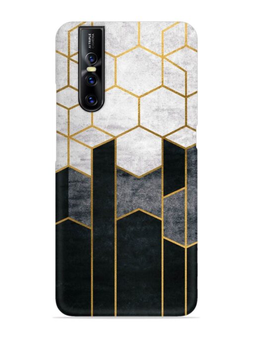 Cube Marble Art Snap Case for Vivo V15 Pro Zapvi