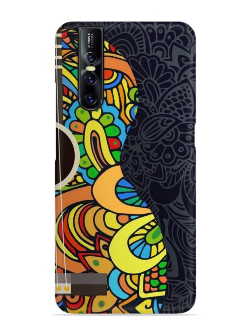 Guitar Vector Art Snap Case for Vivo V15 Pro Zapvi