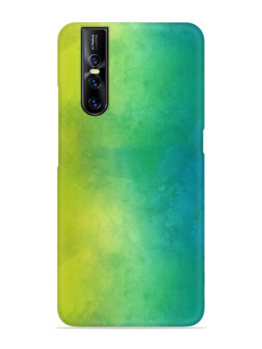 Yellow Green Gradient Snap Case for Vivo V15 Pro Zapvi