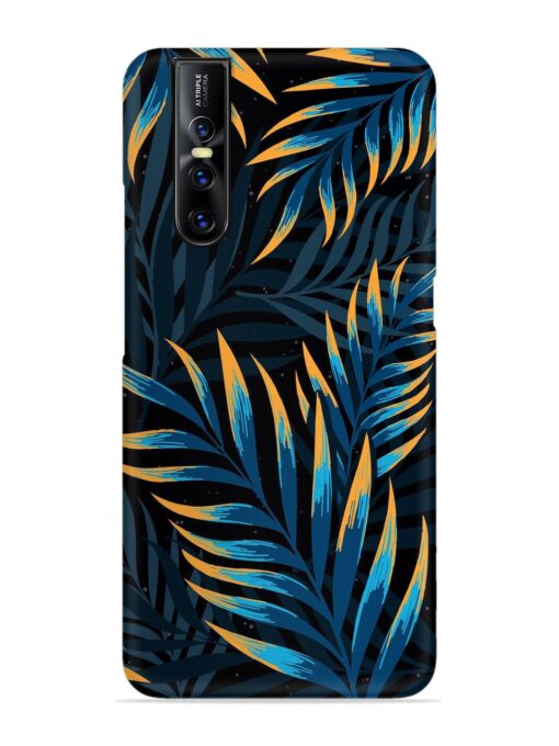 Abstract Leaf Art Snap Case for Vivo V15 Pro Zapvi