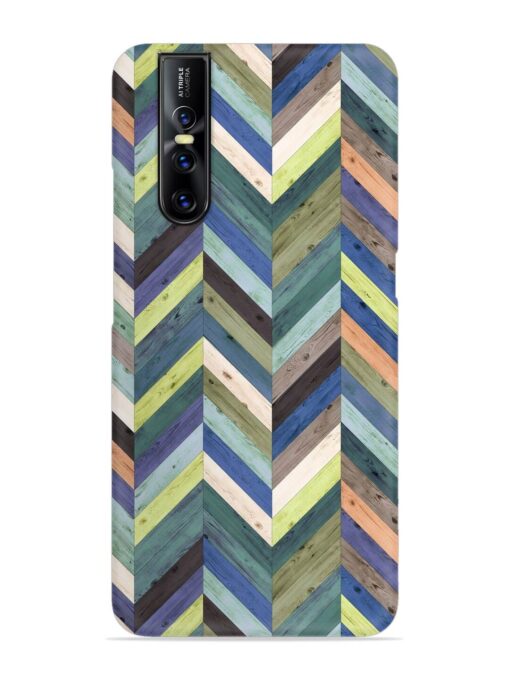 Chevron Random Color Snap Case for Vivo V15 Pro Zapvi