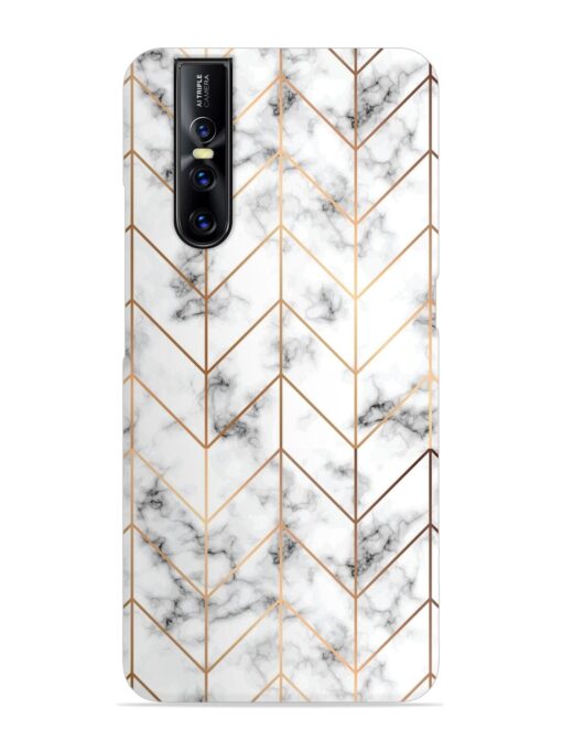 Vector Marble Texture Snap Case for Vivo V15 Pro Zapvi