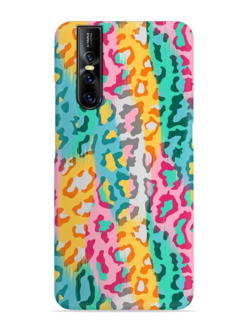 Seamless Vector Colorful Snap Case for Vivo V15 Pro Zapvi