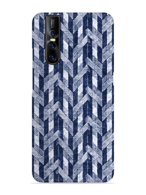 Abstract Herringbone Motif Snap Case for Vivo V15 Pro Zapvi