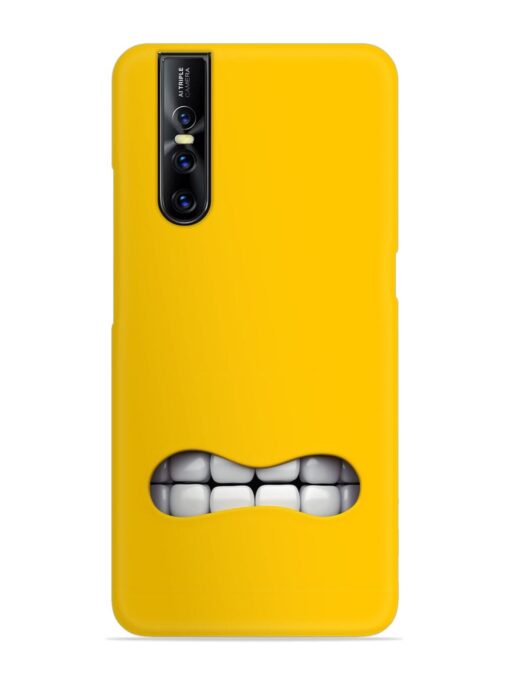 Mouth Character On Snap Case for Vivo V15 Pro Zapvi