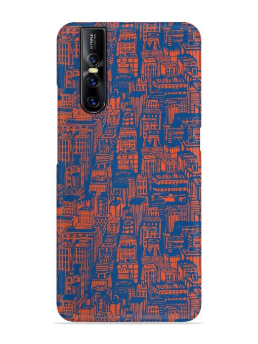 Hand Drawn Seamless Snap Case for Vivo V15 Pro Zapvi