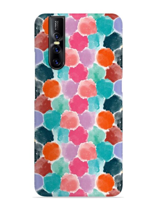 Colorful Seamless Pattern Snap Case for Vivo V15 Pro Zapvi