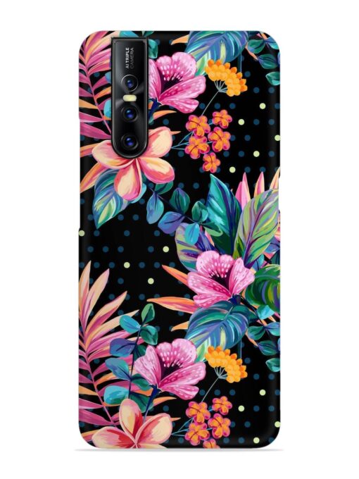 Seamless Floral Pattern Snap Case for Vivo V15 Pro Zapvi