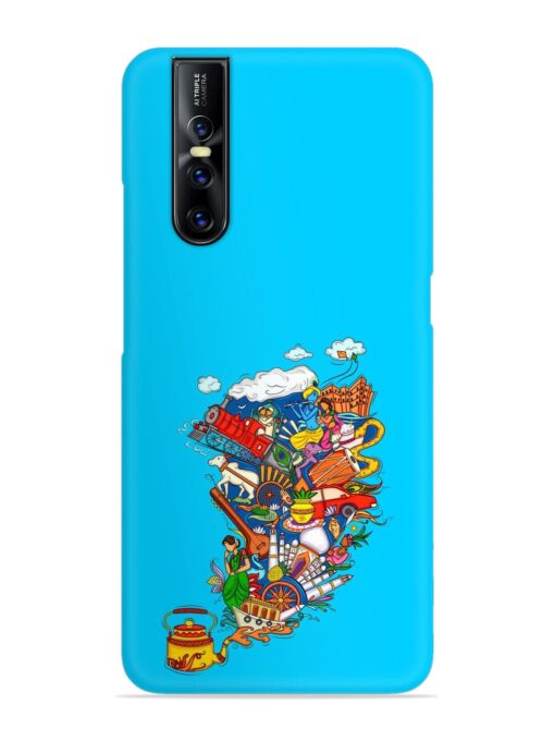 Vector Design Indian Snap Case for Vivo V15 Pro Zapvi