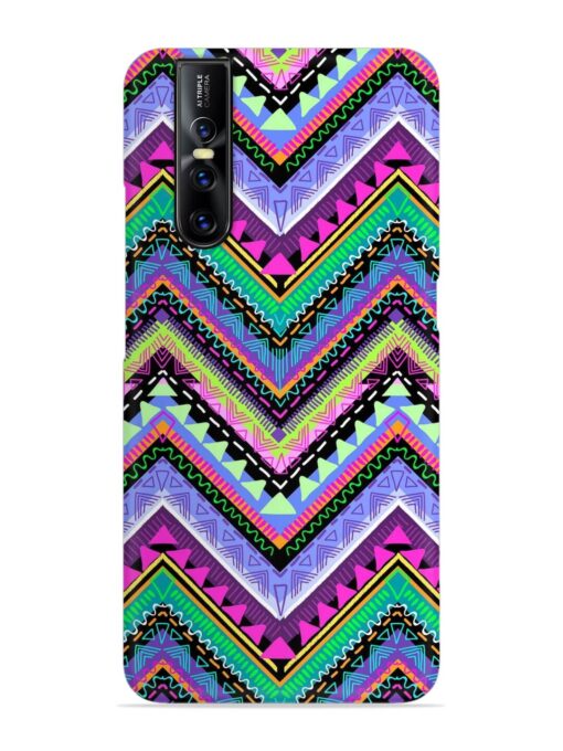 Tribal Aztec Print Snap Case for Vivo V15 Pro Zapvi