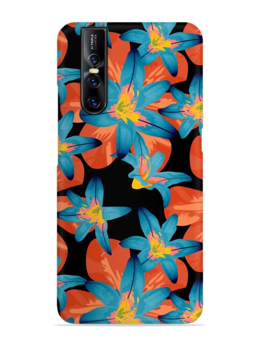 Philippine Flowers Seamless Snap Case for Vivo V15 Pro Zapvi